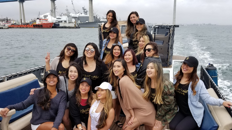 Aria's Yacht Bachelorette Party with San Diego Bay Cruises image