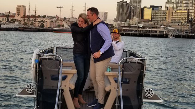 San Diego Yacht Marriage Proposals & Engagement Parties image