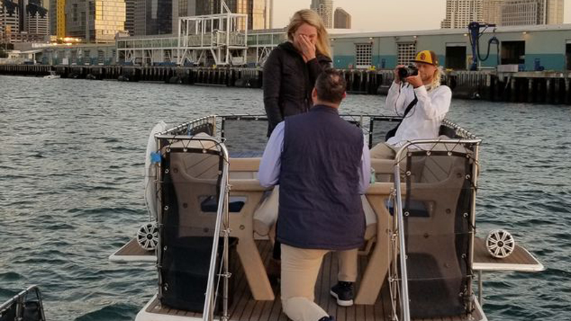 San Diego Yacht Marriage Proposals & Engagement Parties image