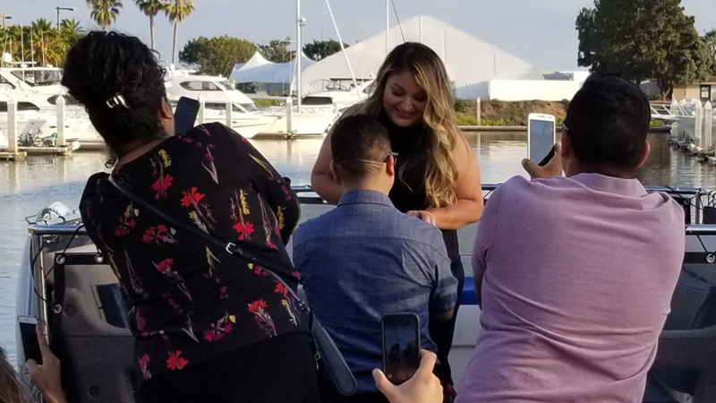 San Diego Yacht Marriage Proposals & Engagement Parties image